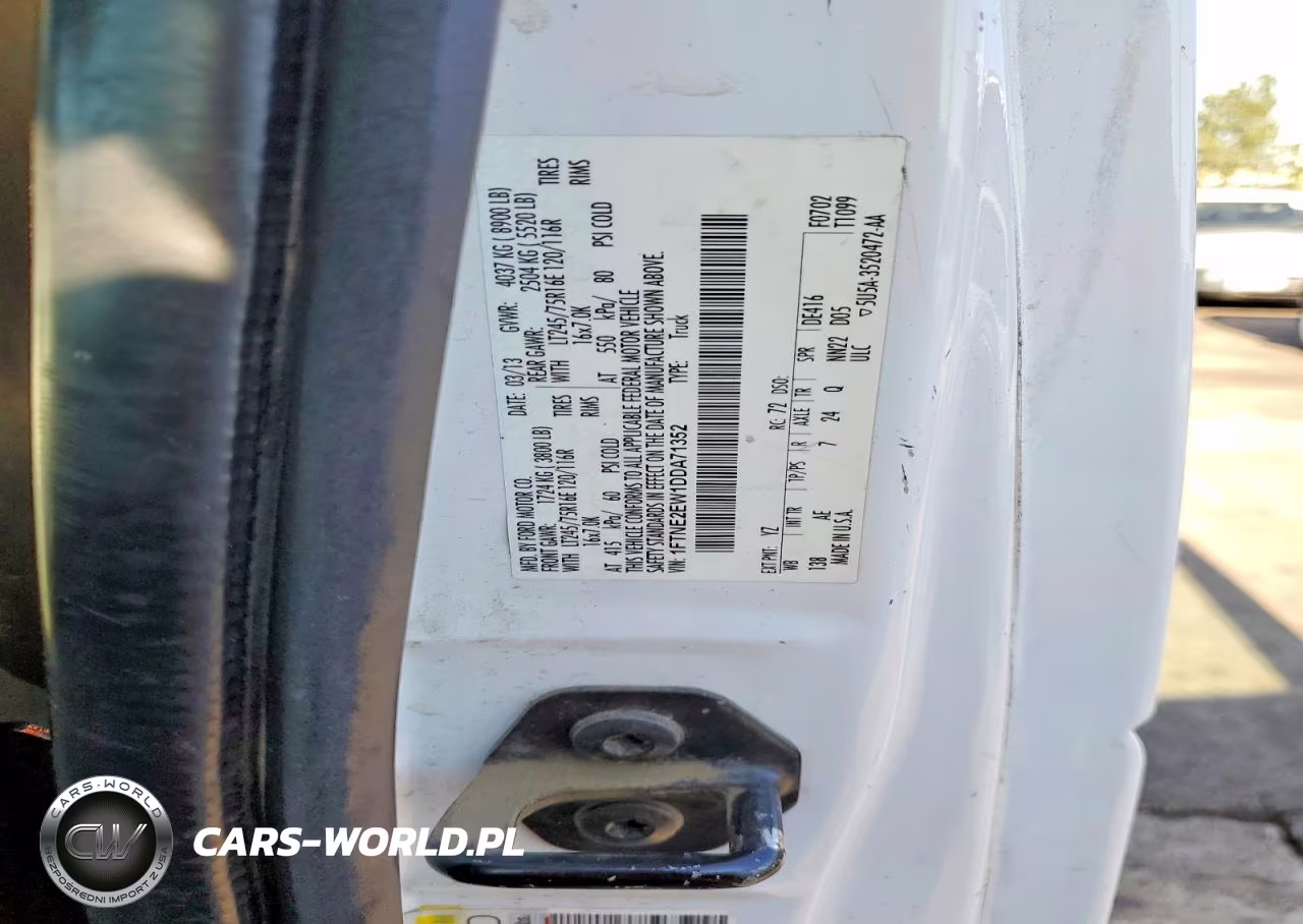 2013 Ford Econoline E250 Van VIN:1FTNE2EW1DDA71352 - 13