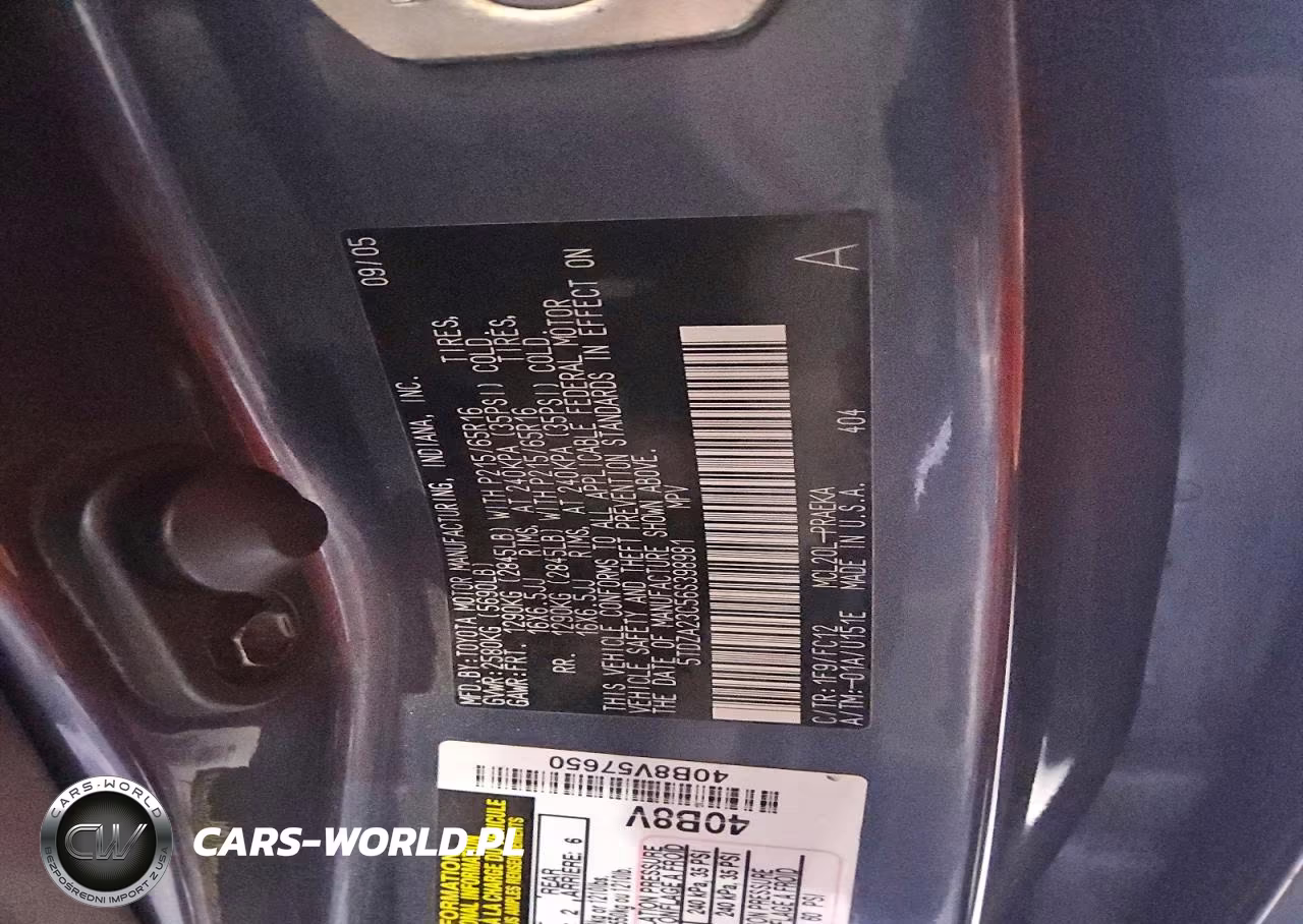 2006 Toyota Sienna Le 8 Passenger VIN:5TDZA23C56S398981 - 13
