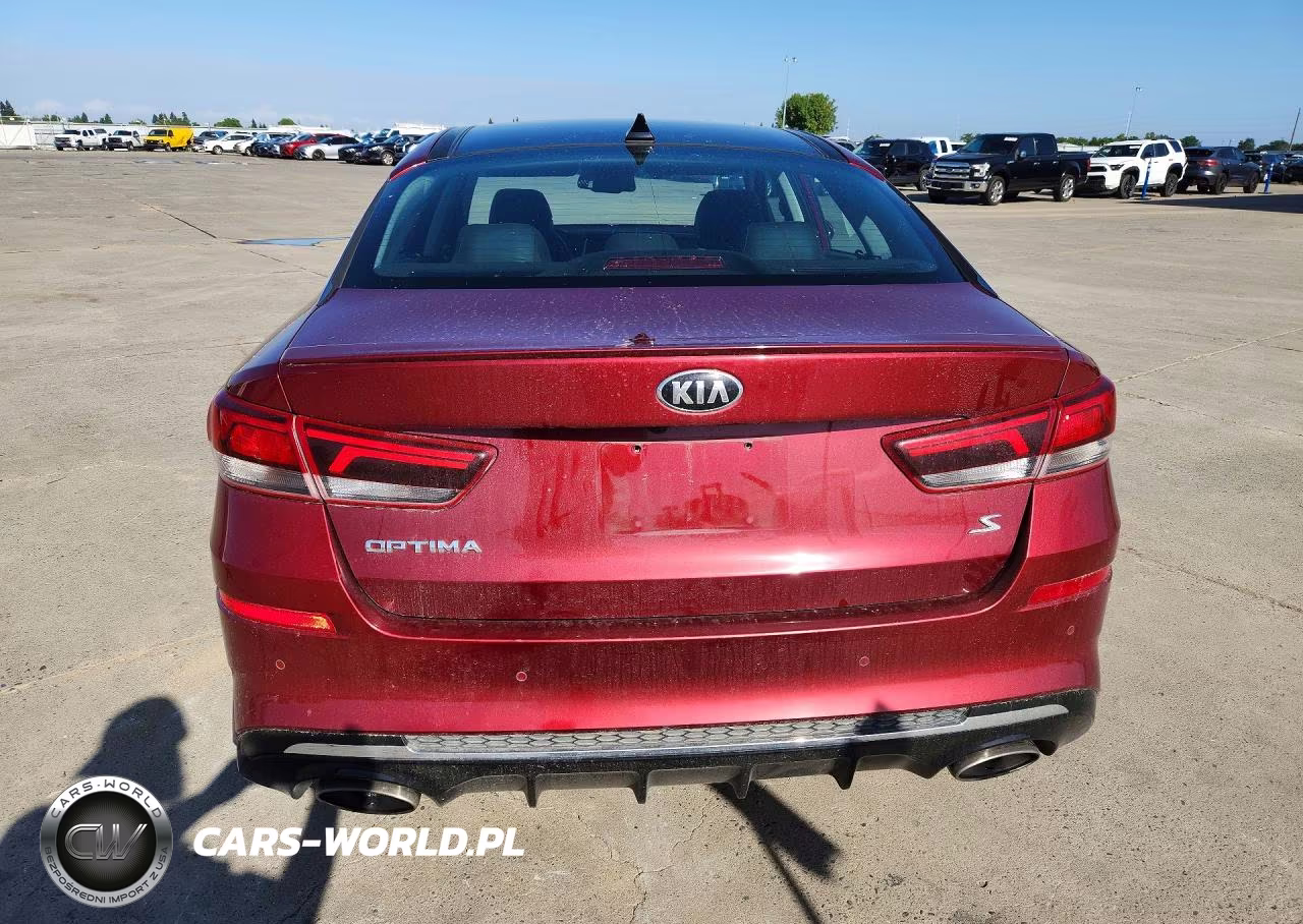 2019 Kia Optima S VIN:5XXGT4L33KG371819 - 6