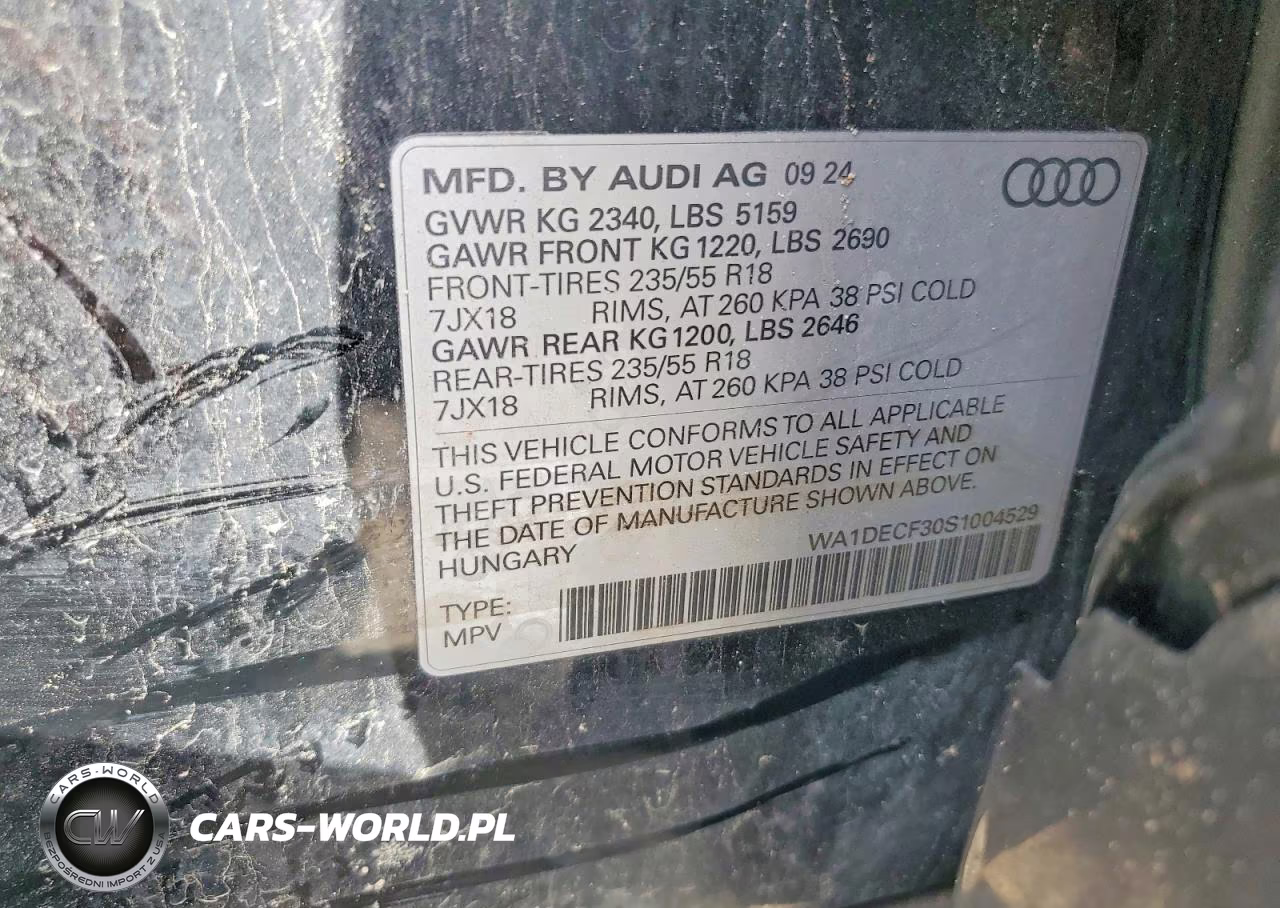 2025 Audi Q3 Premium S Line 45 VIN:WA1DECF30S1004529 - 13