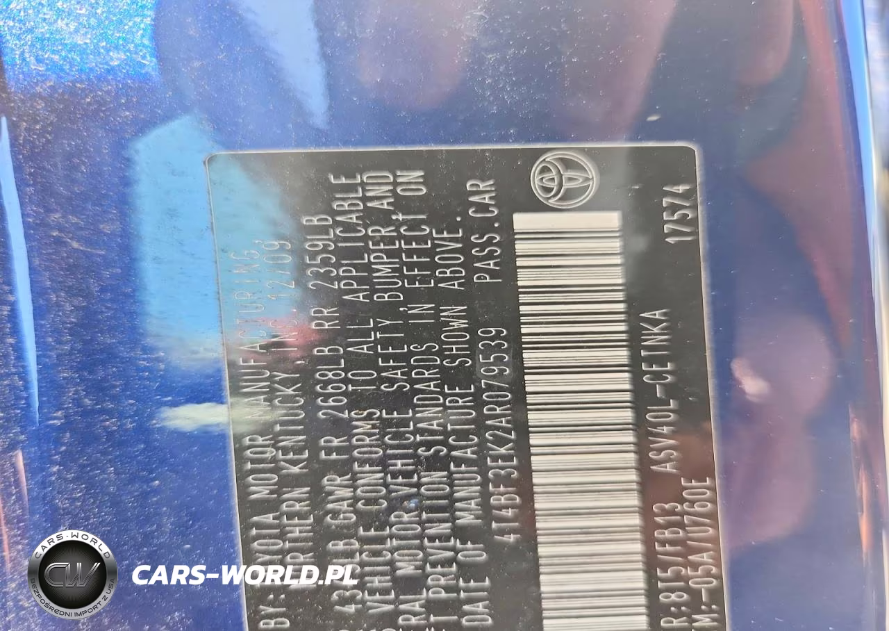 2010 Toyota Camry Le VIN:4T4BF3EK2AR079539 - 12