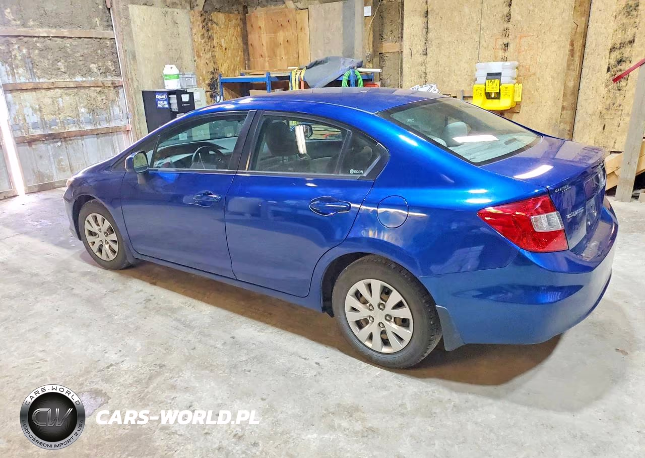2012 Honda Civic Lx VIN:2HGFB2F50CH501216 - 2