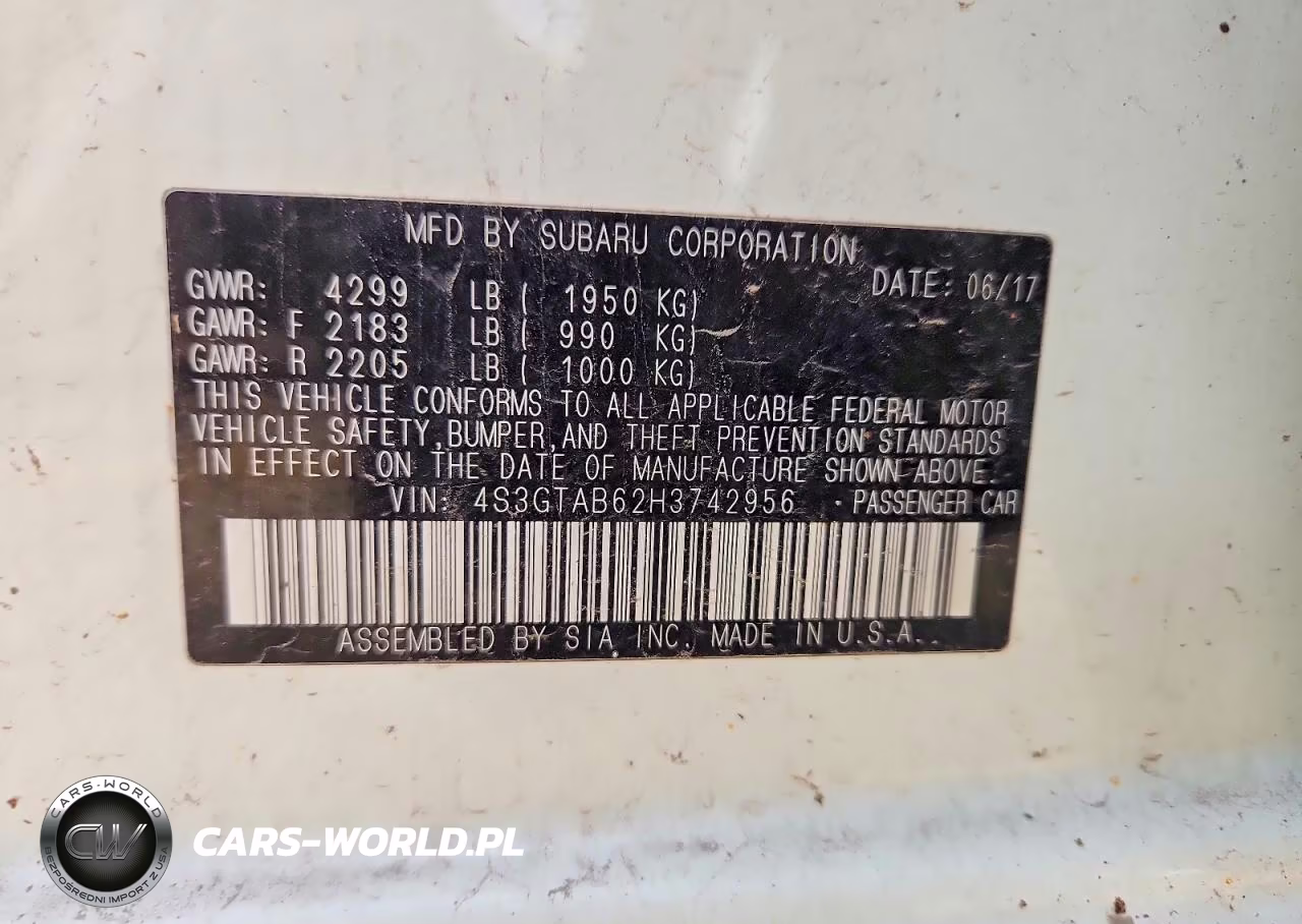 2017 Subaru Impreza Premium VIN:4S3GTAB62H3742956 - 13