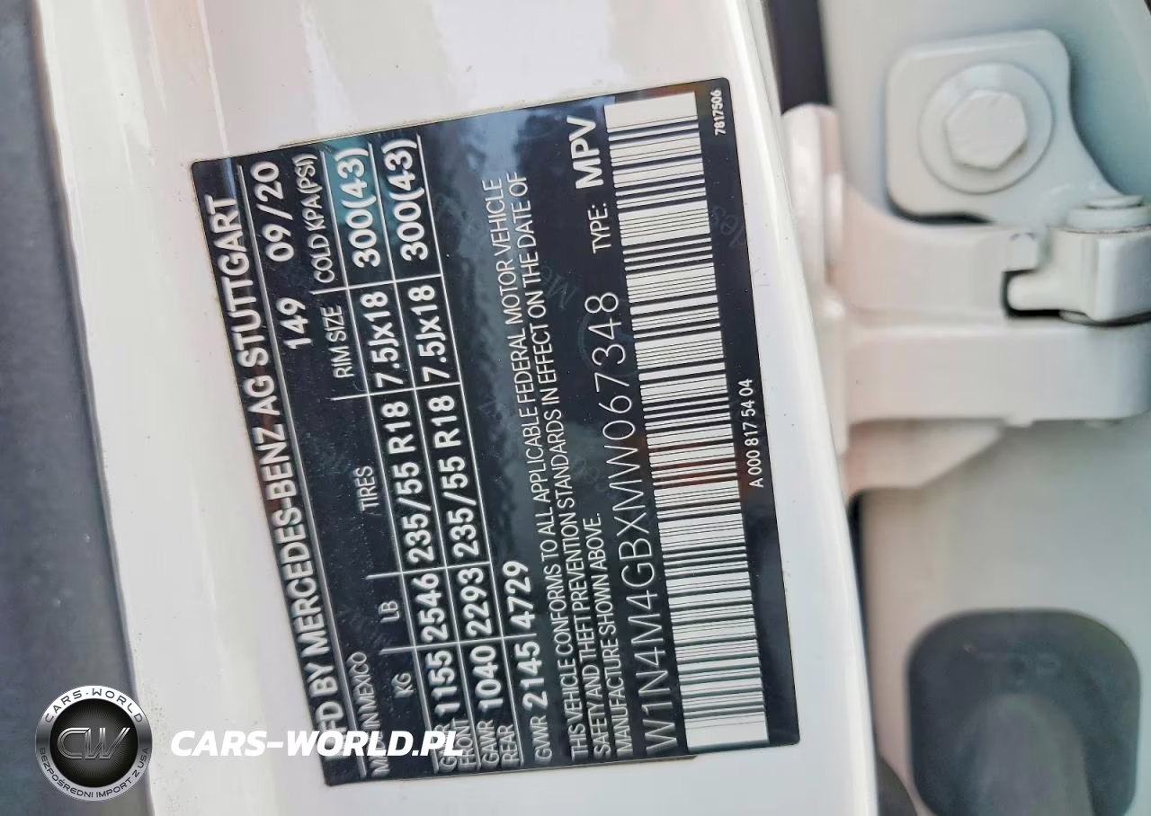 2021 Mercedes-Benz Glb 250 VIN:W1N4M4GBXMW067348 - 12