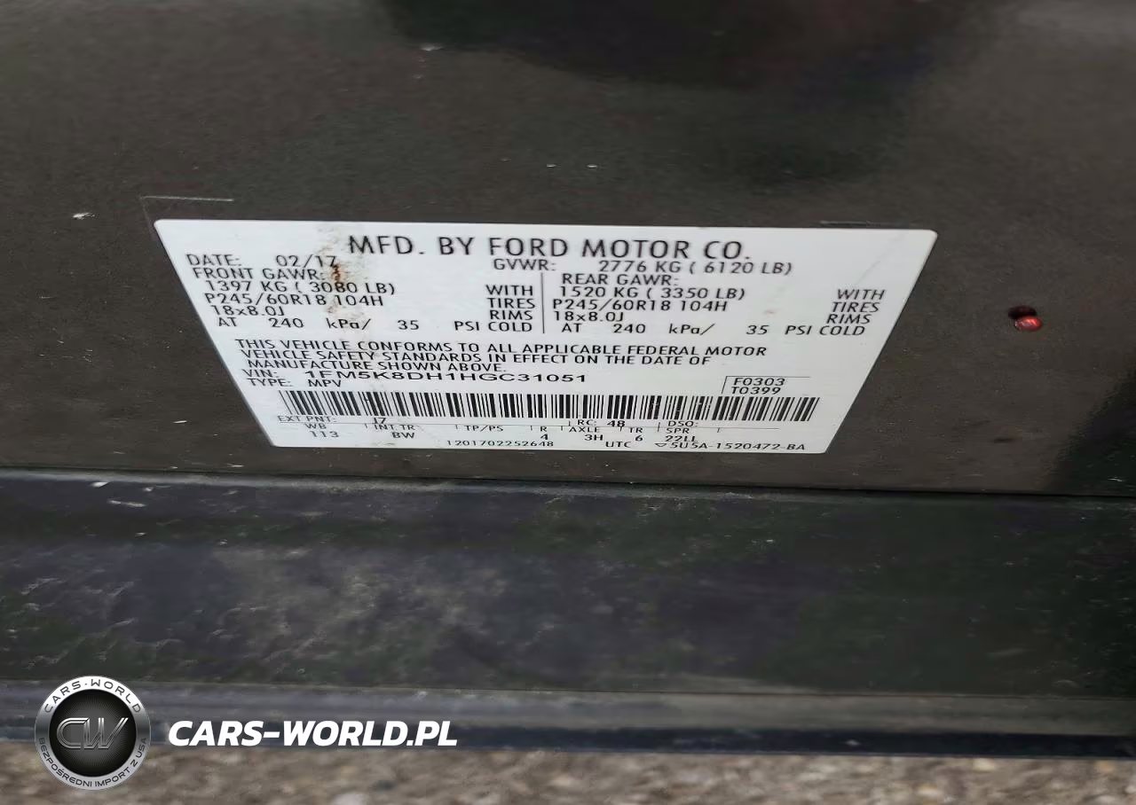 2017 Ford Explorer Xlt VIN:1FM5K8DH1HGC31051 - 13
