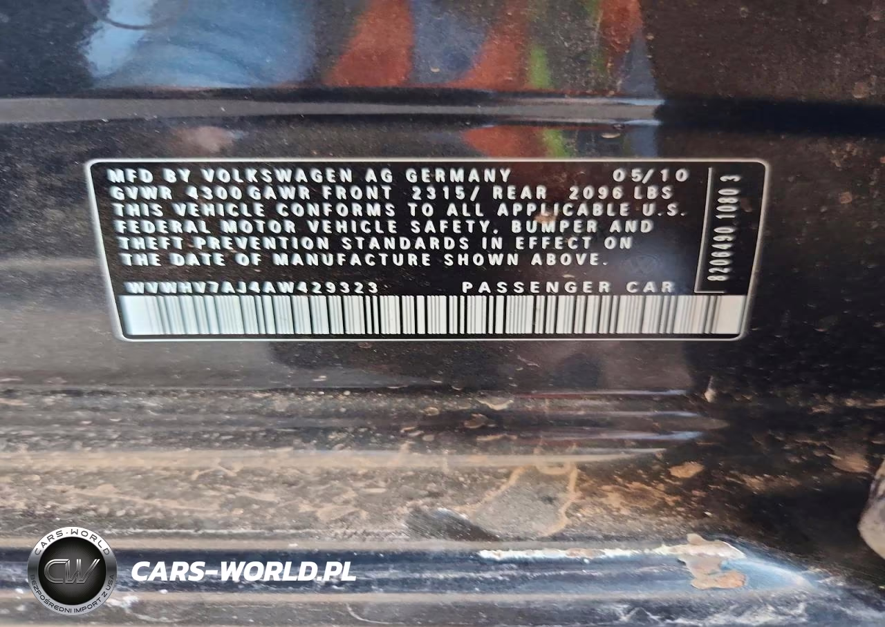 2010 Volkswagen Gti VIN:WVWHV7AJ4AW429323 - 12