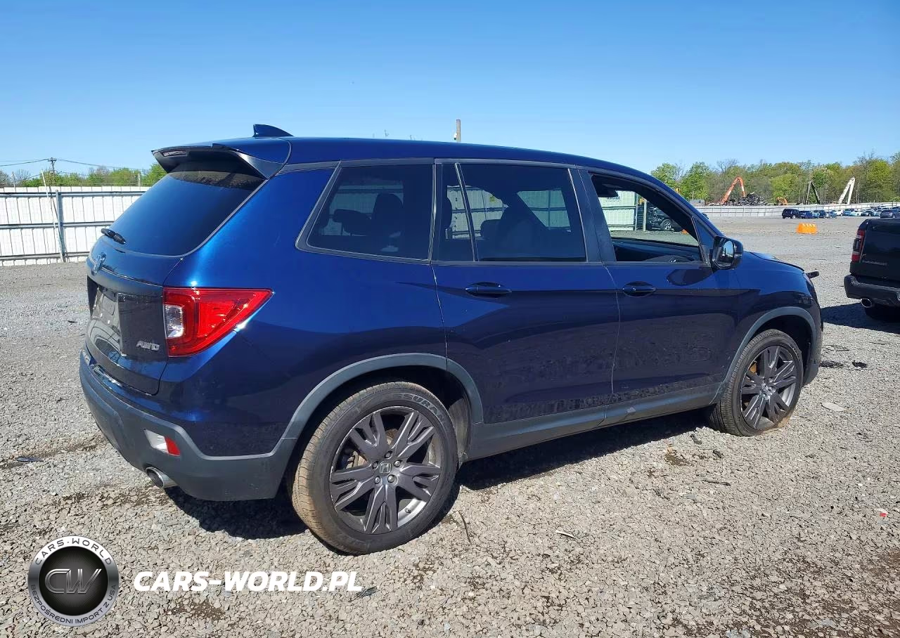 2020 Honda Passport Exl VIN:5FNYF8H51LB004385 - 3