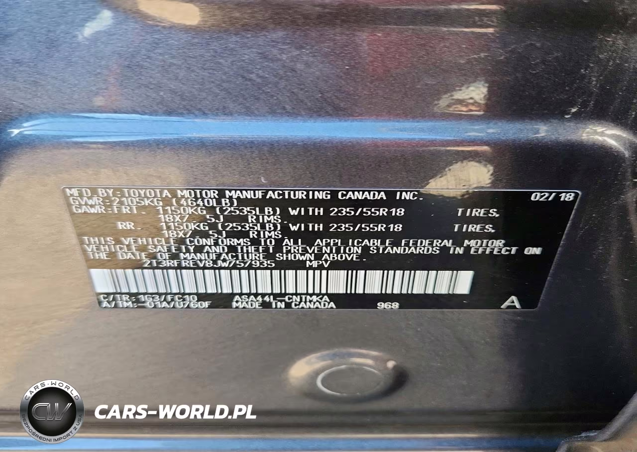 2018 Toyota Rav4 Adventure VIN:2T3RFREV8JW757935 - 14