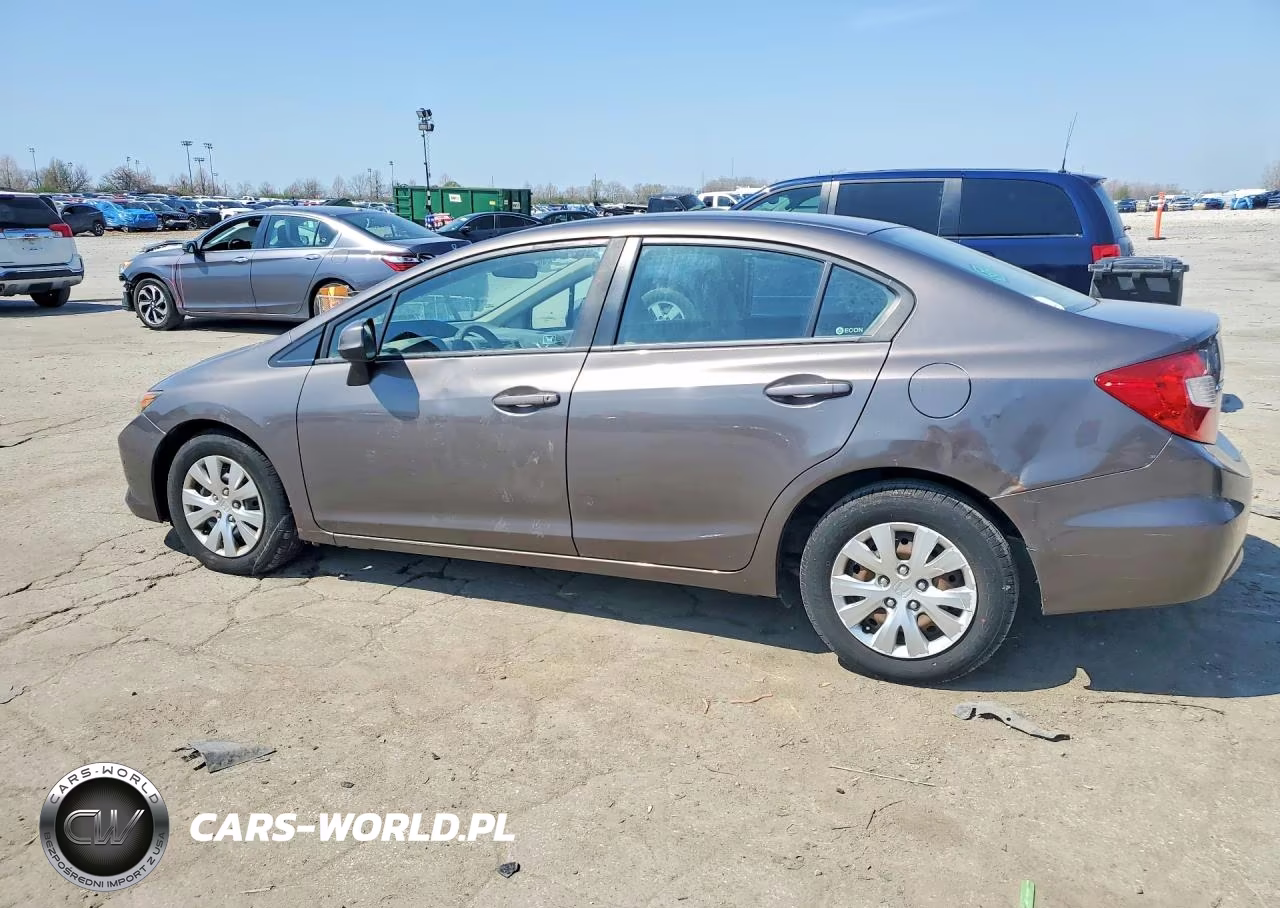 2012 Honda Civic Lx VIN:19XFB2F58CE106517 - 2