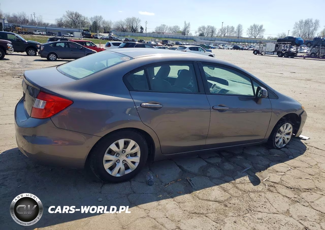 2012 Honda Civic Lx VIN:19XFB2F58CE106517 - 3