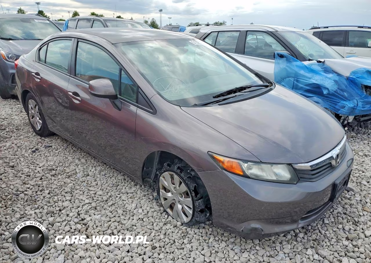 2012 Honda Civic Lx VIN:19XFB2F58CE106517 - 4