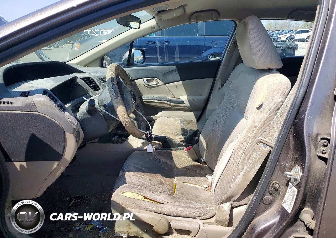 2012 Honda Civic Lx VIN:19XFB2F58CE106517 - 7