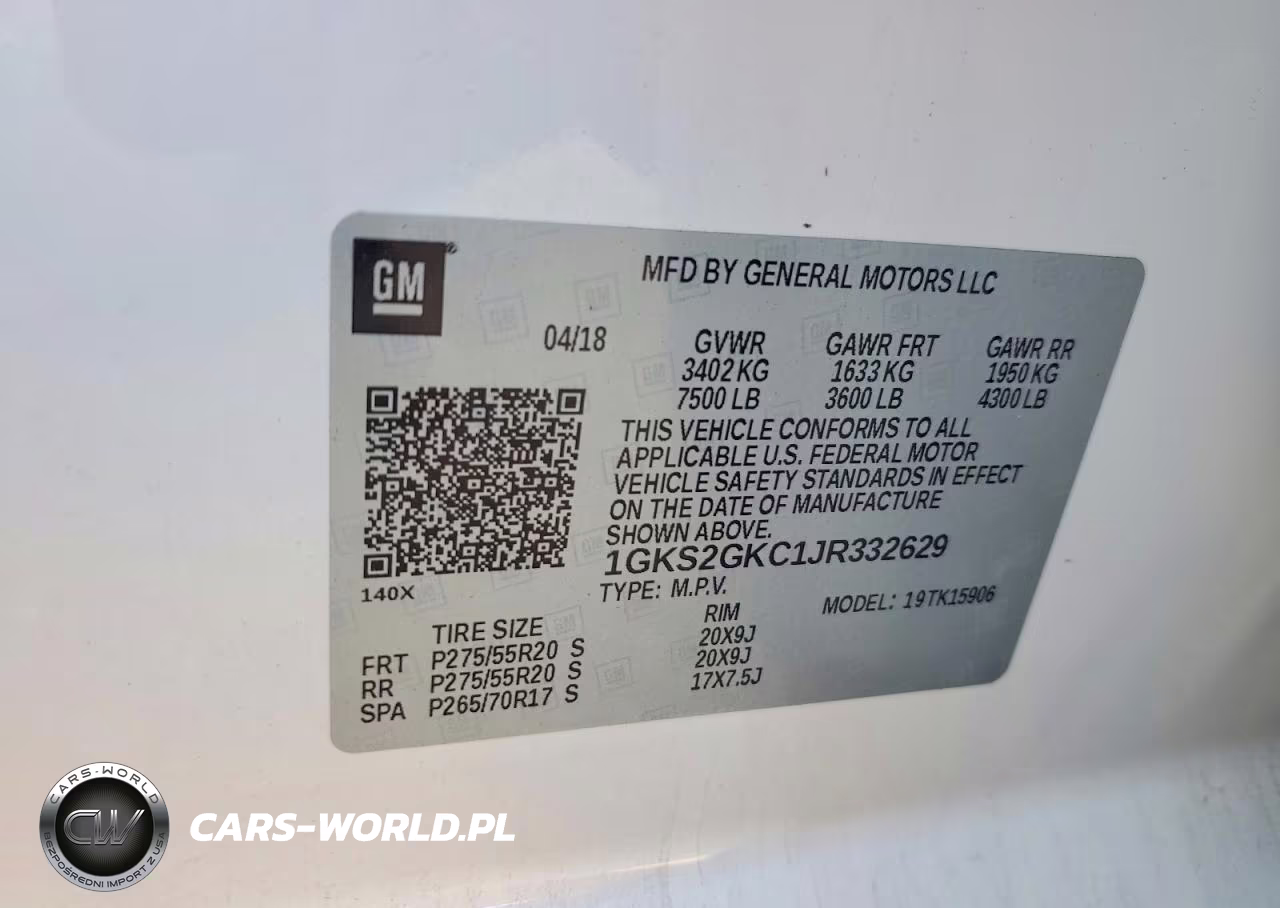 2018 GMC Yukon Xl K1500 Slt VIN:1GKS2GKC1JR332629 - 13