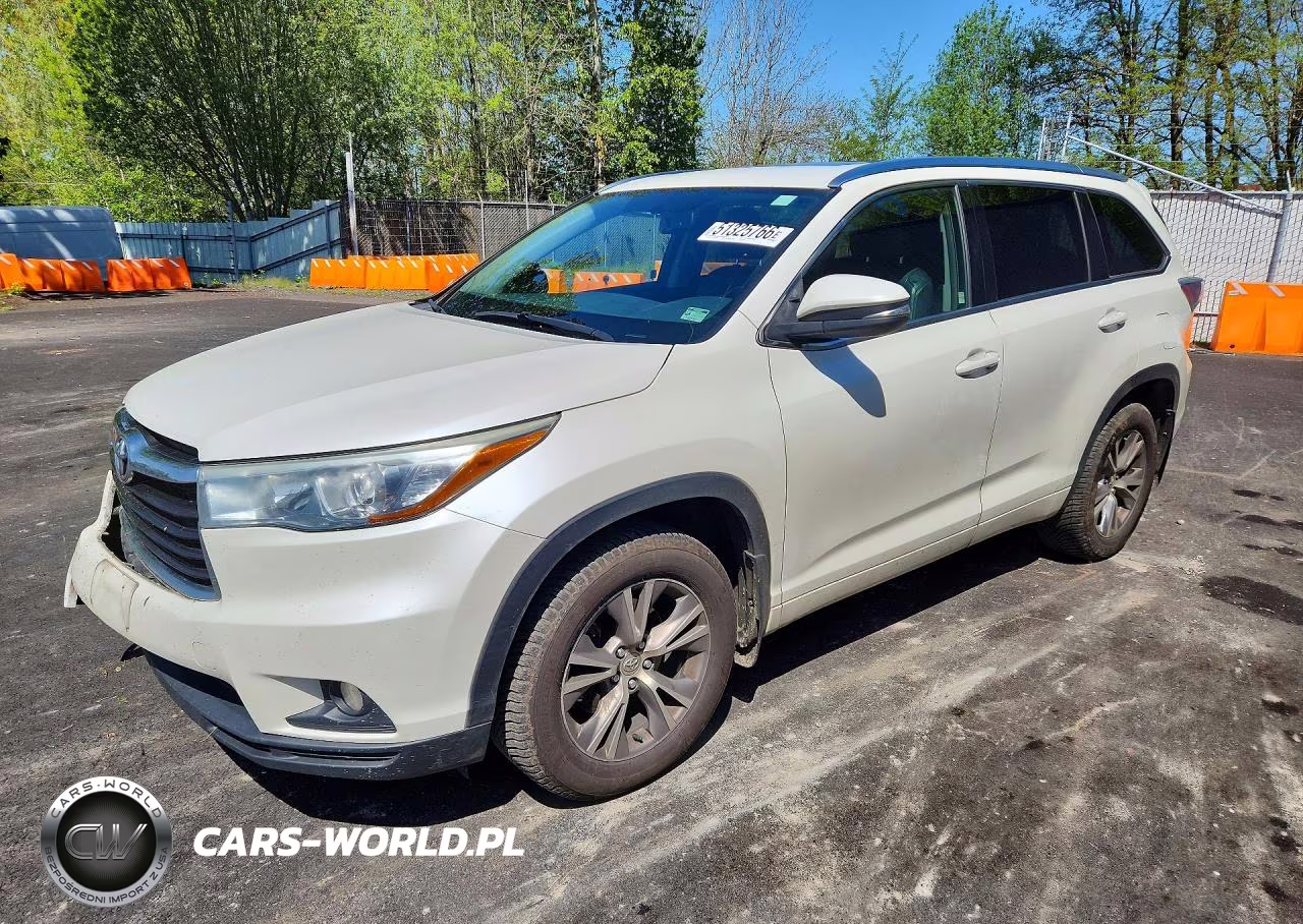 2015 Toyota Highlander Xle – zdjęcie 1 z 12