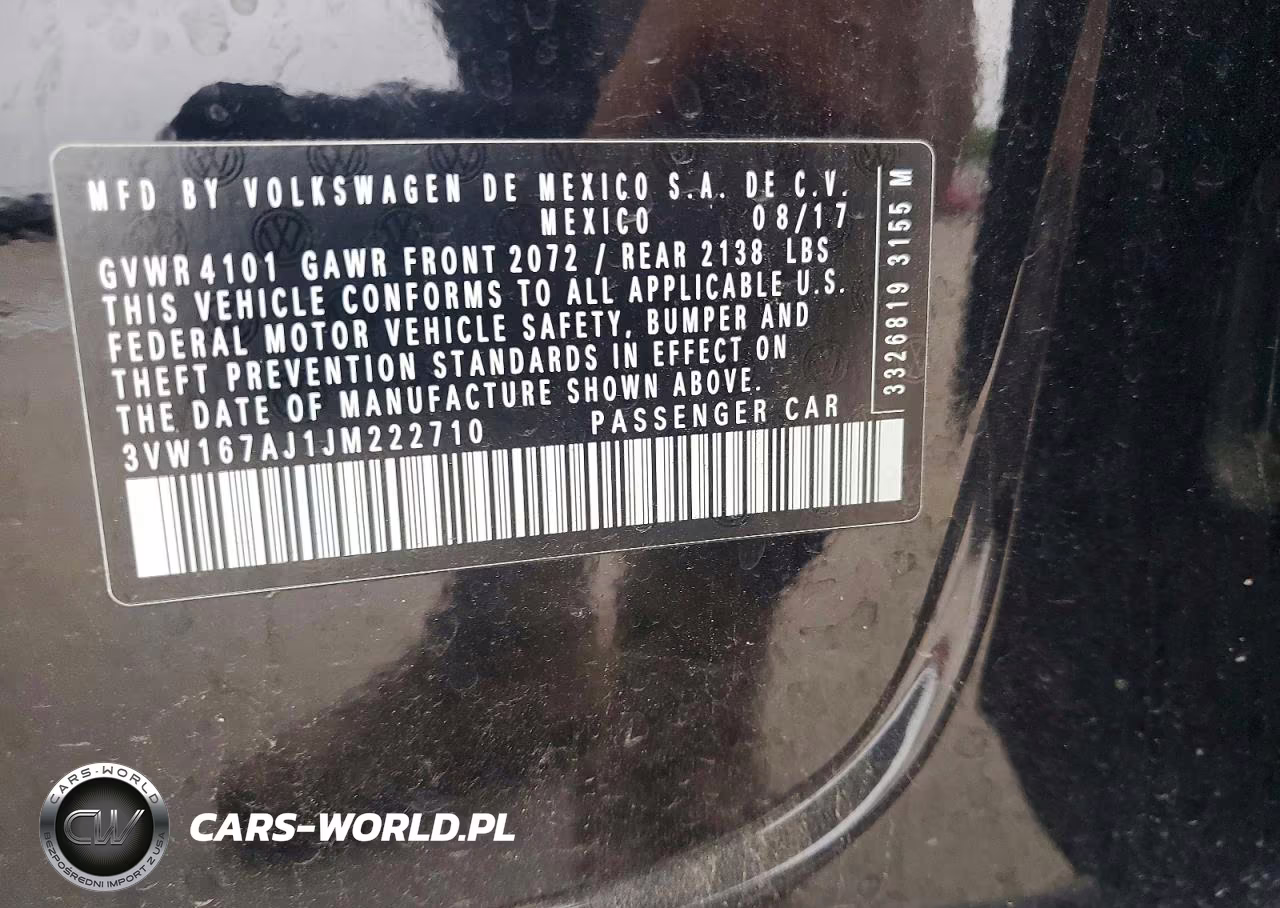 2018 Volkswagen Jetta S VIN:3VW167AJ1JM222710 - 12