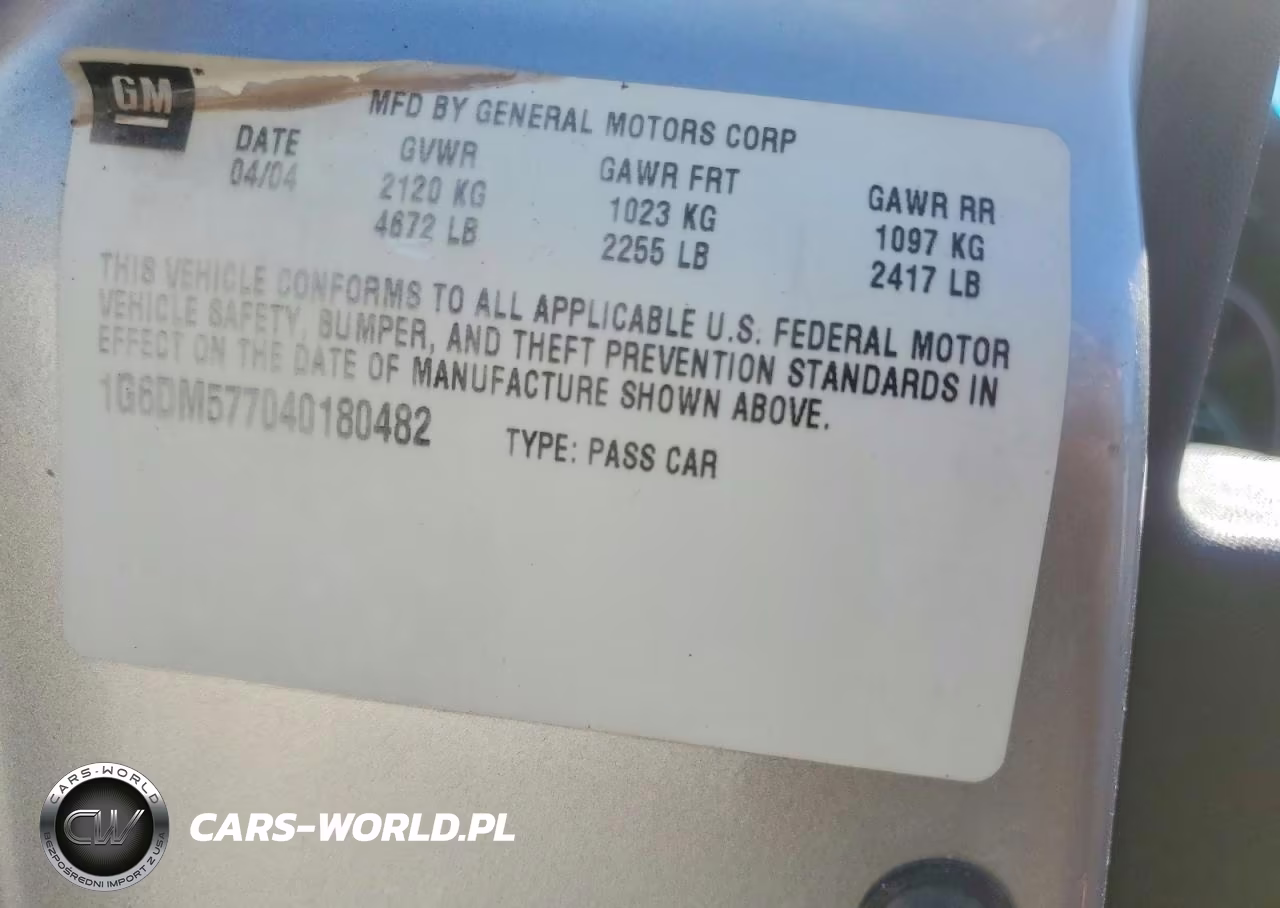2004 Cadillac Cts VIN:1G6DM577040180482 - 12