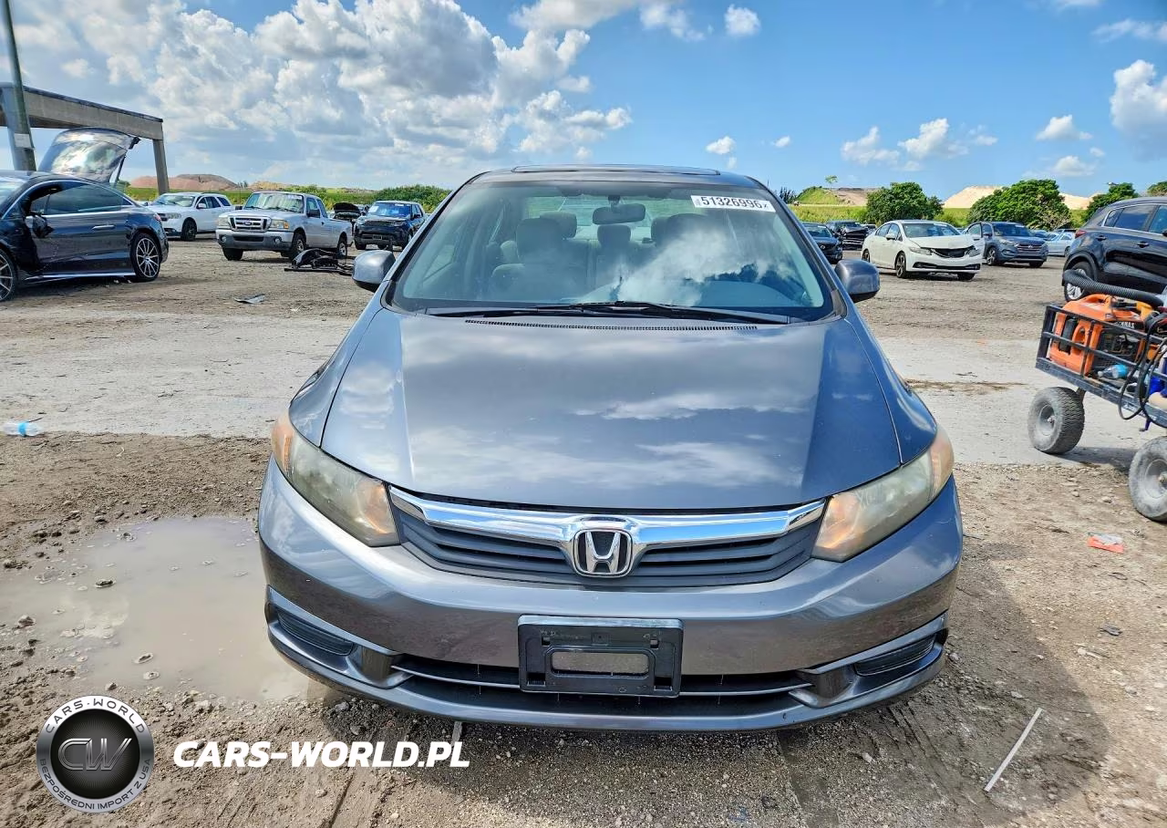 2012 Honda Civic Ex VIN:19XFB2F88CE049522 - 5
