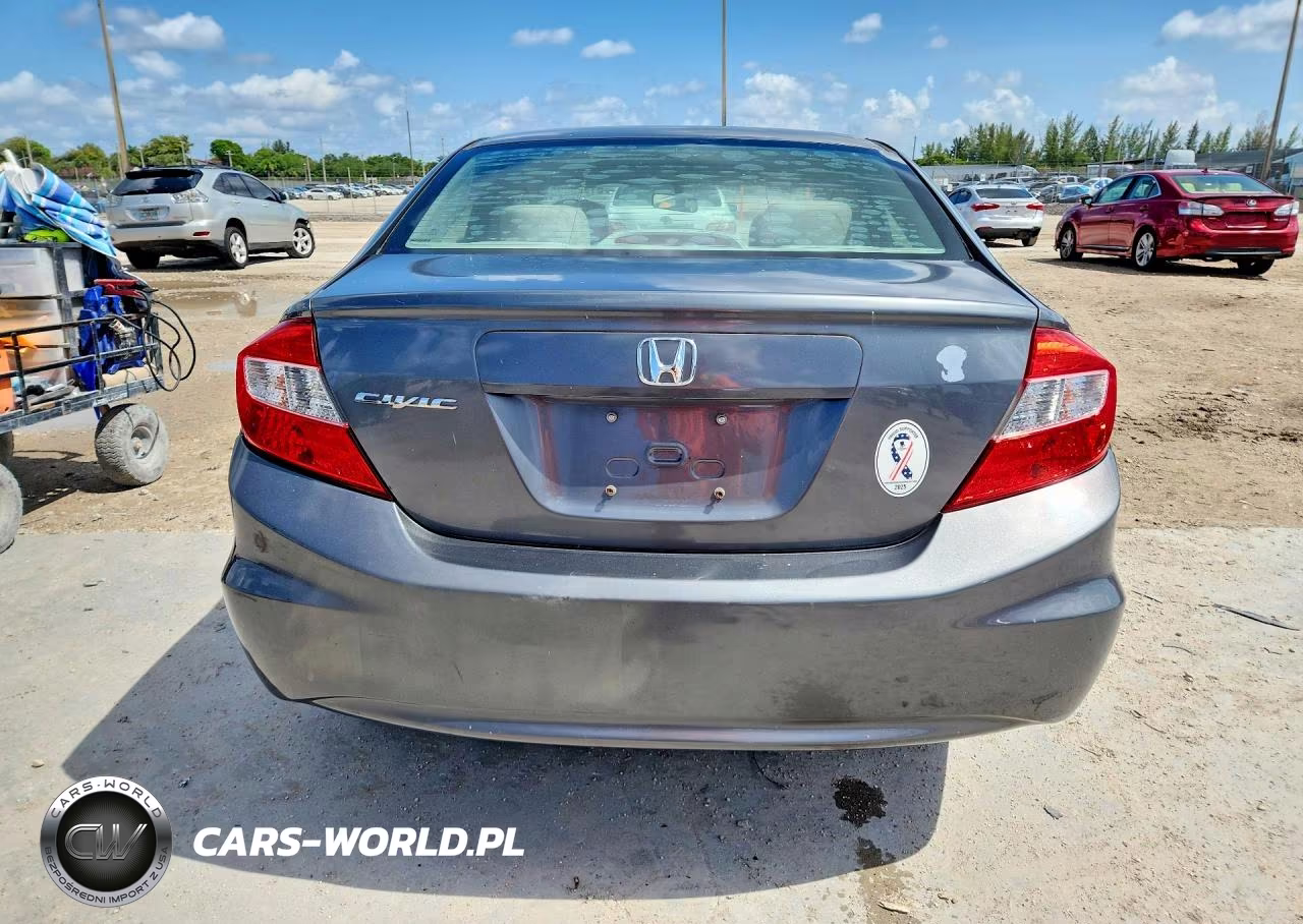 2012 Honda Civic Ex VIN:19XFB2F88CE049522 - 6