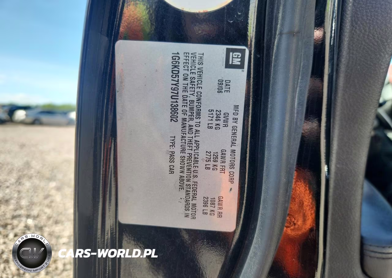 2007 Cadillac Dts VIN:1G6KD57Y97U138602 - 12