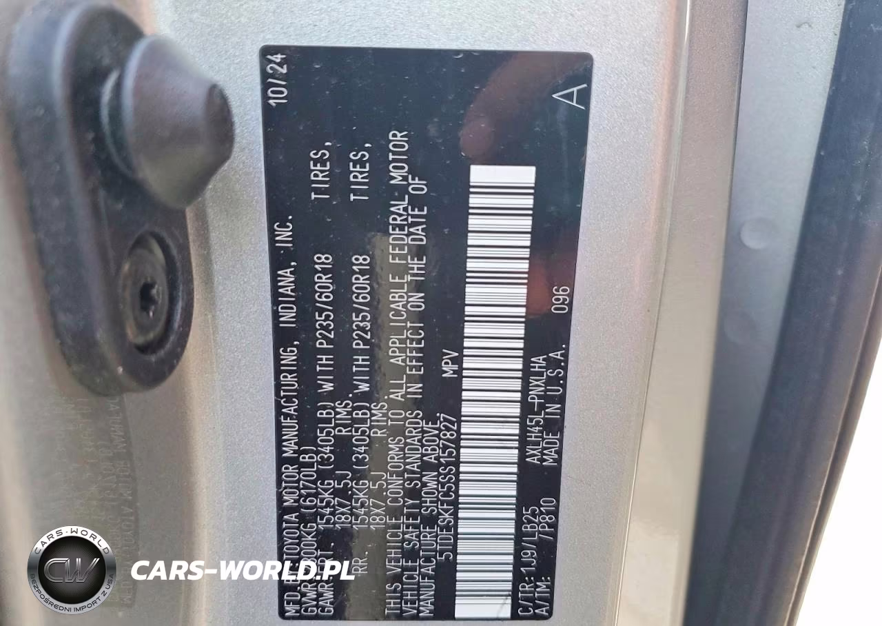 2025 Toyota Sienna Platinum 7-Passenger VIN:5TDESKFC5SS157827 - 13