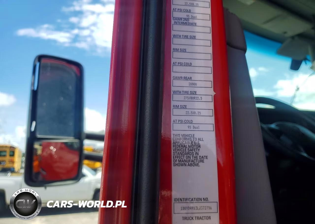 2020 Kenworth T680 Semi Truck VIN:1XKYD49X3LJ372756 - 10