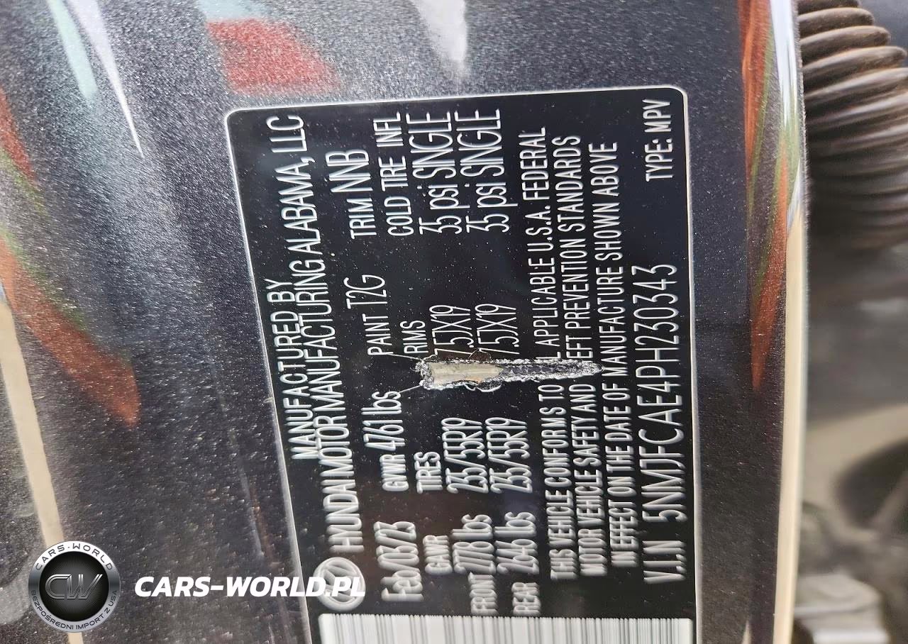 2023 Hyundai Tucson Sel VIN:5NMJFCAE4PH230343 - 14