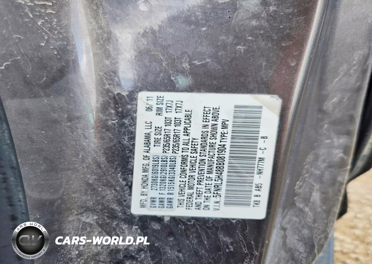 2011 Honda Odyssey Ex VIN:5FNRL5H48BB081904 - 13