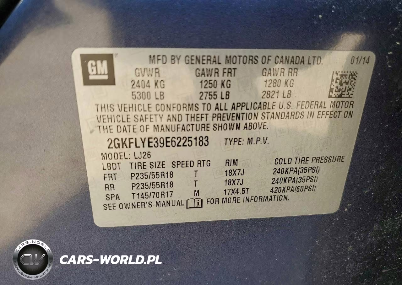 2014 GMC Terrain Slt VIN:2GKFLYE39E6225183 - 13