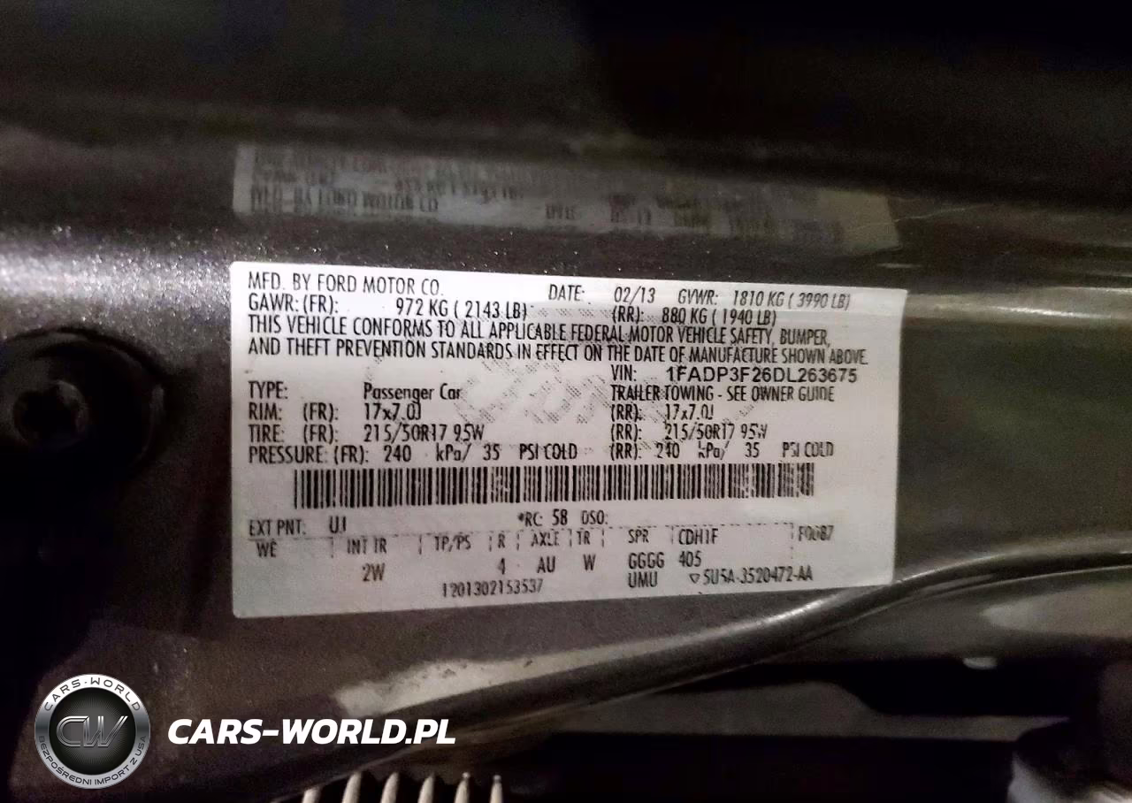 2013 Ford Focus Se VIN:1FADP3F26DL263675 - 13
