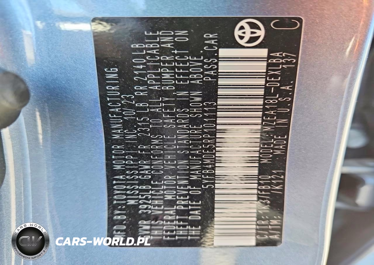 2024 Toyota Corolla Le VIN:5YFB4MDE5RP101113 - 13