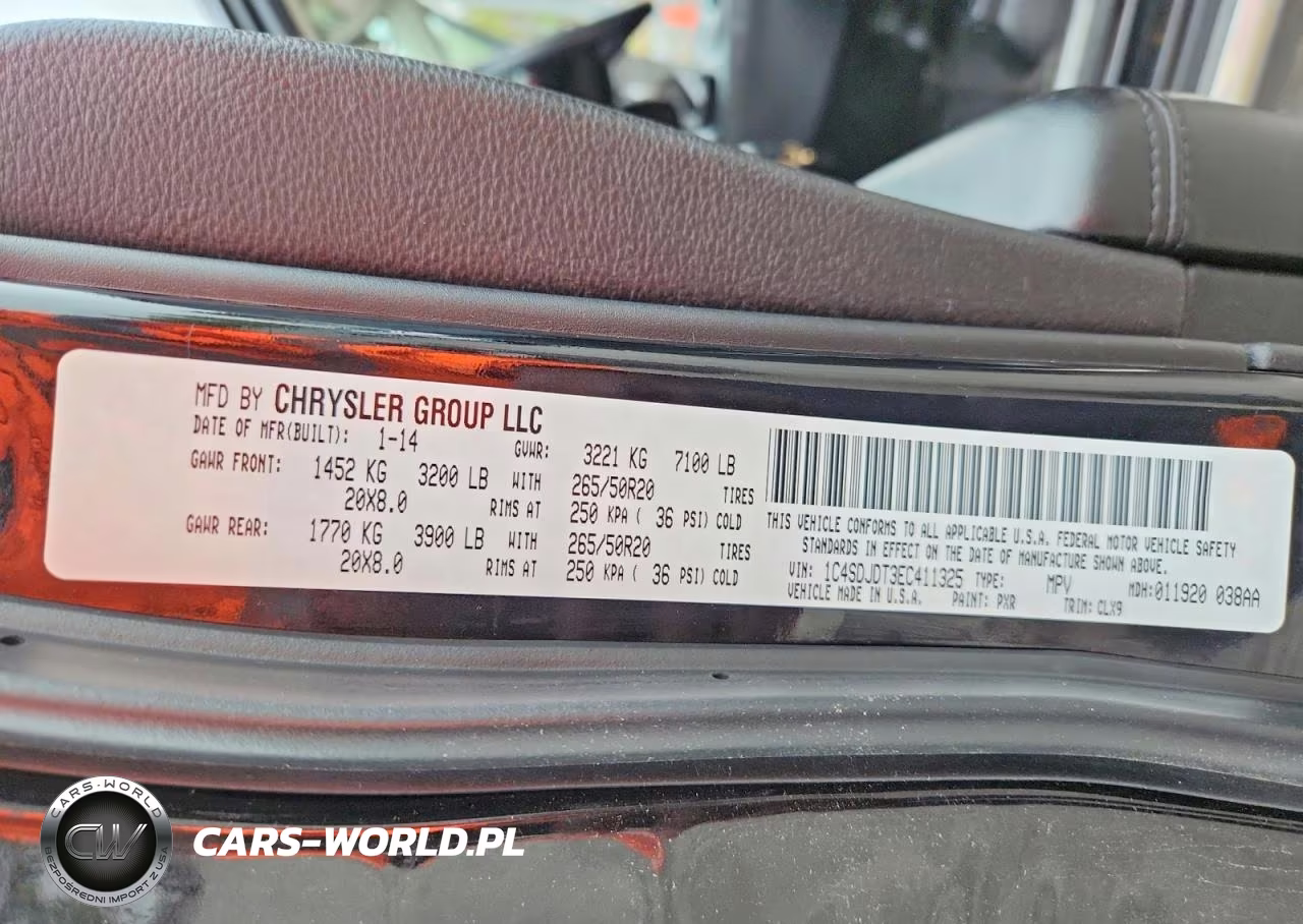 2014 Dodge Durango Limited VIN:1C4SDJDT3EC411325 - 13