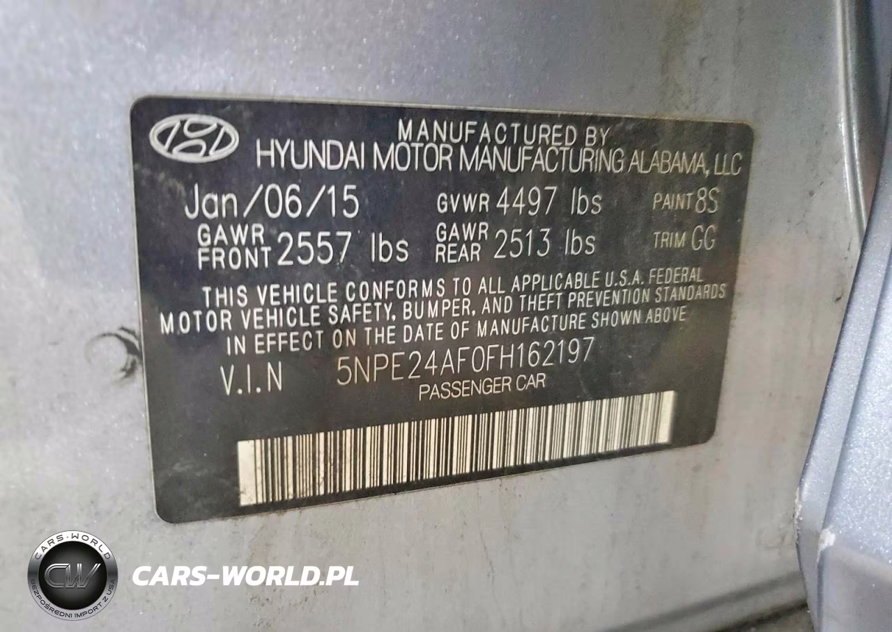 2015 Hyundai Sonata Se VIN:5NPE24AF0FH162197 - 13
