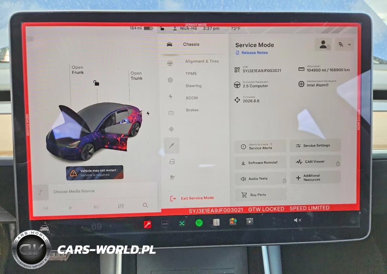 2018 Tesla Model 3 VIN:5YJ3E1EA9JF003021 - 9
