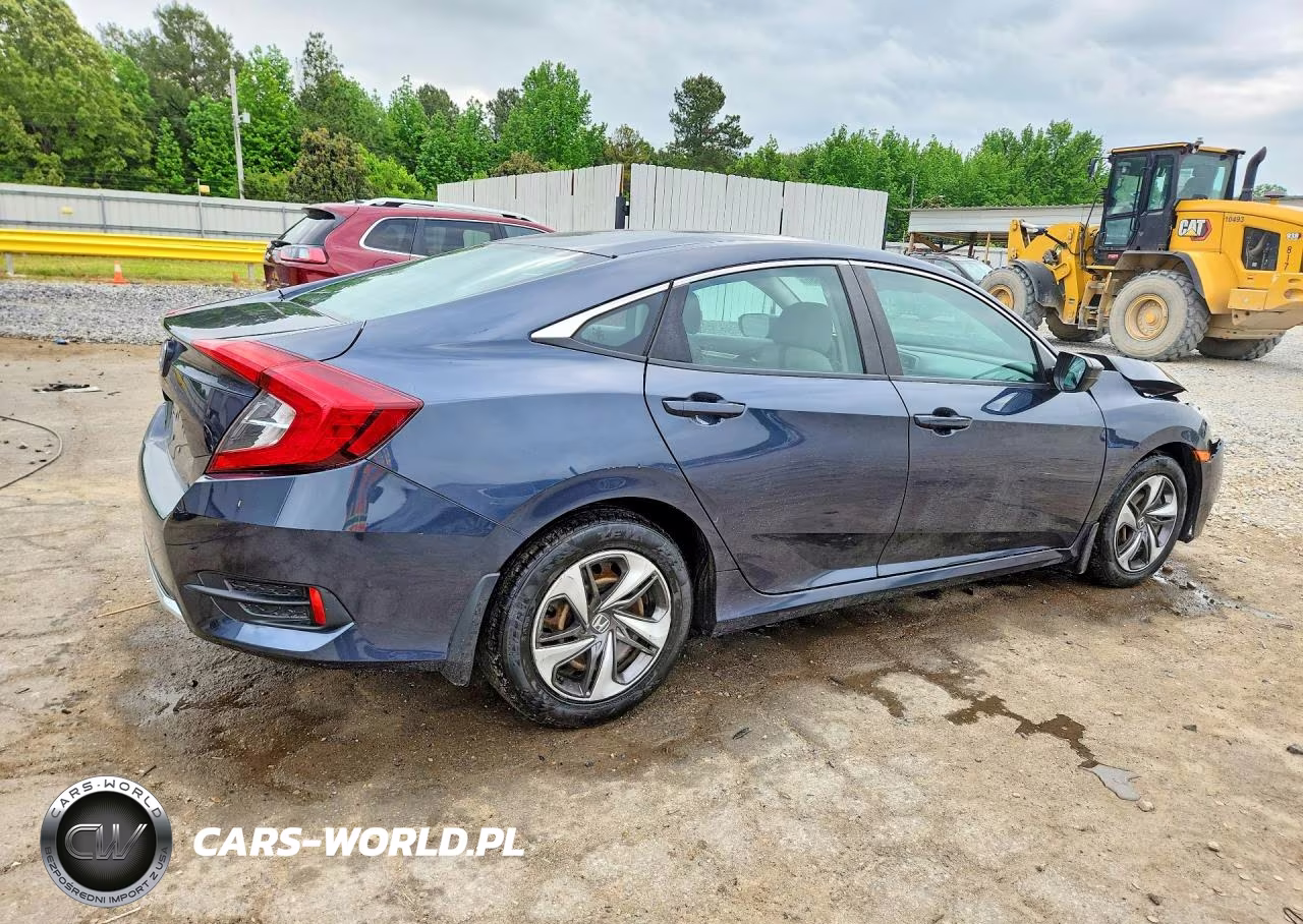 2019 Honda Civic Lx VIN:19XFC2F68KE001013 - 3