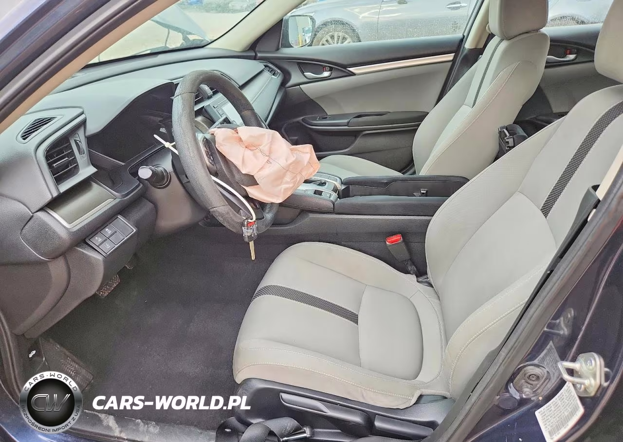 2019 Honda Civic Lx VIN:19XFC2F68KE001013 - 7