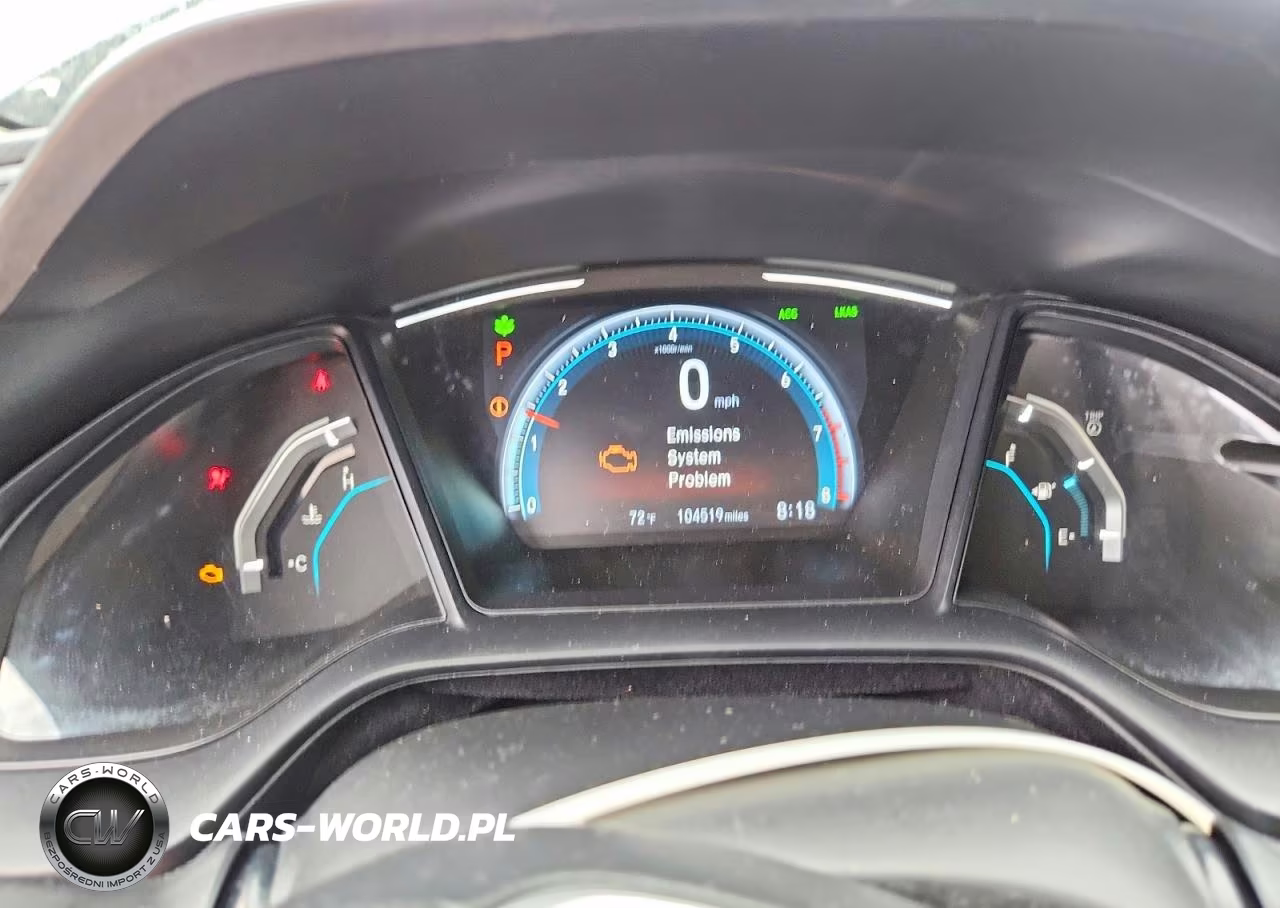 2019 Honda Civic Lx VIN:19XFC2F68KE001013 - 9