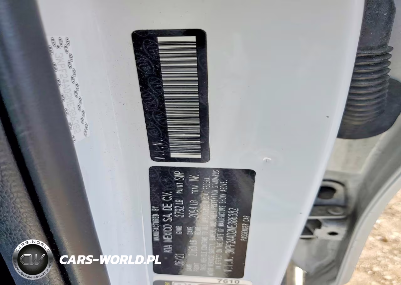 2021 Kia Forte Lxs VIN:3KPF24AD2ME386382 - 12