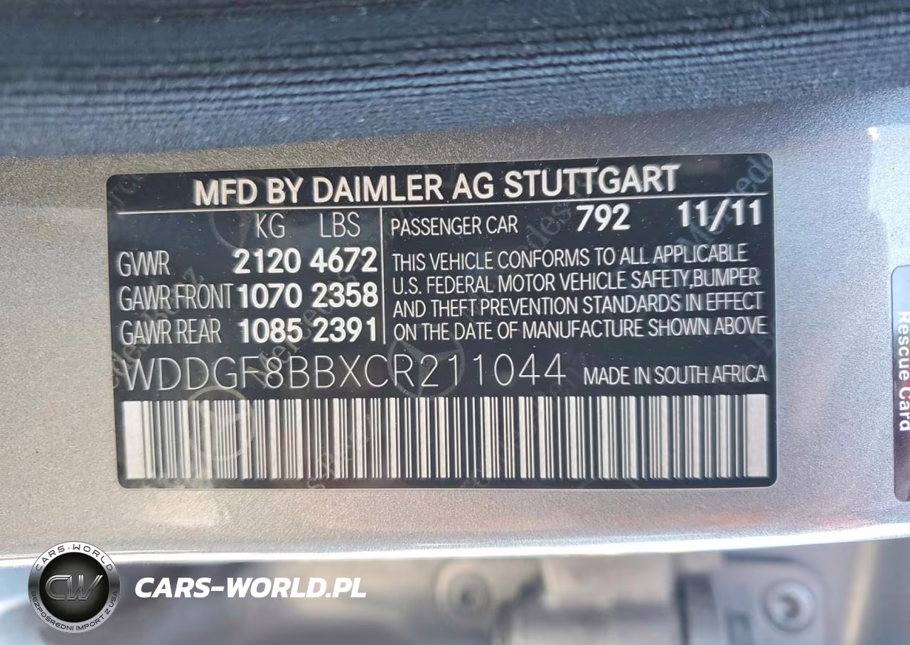 2012 Mercedes-Benz C 300 4Matic VIN:WDDGF8BBXCR211044 - 12