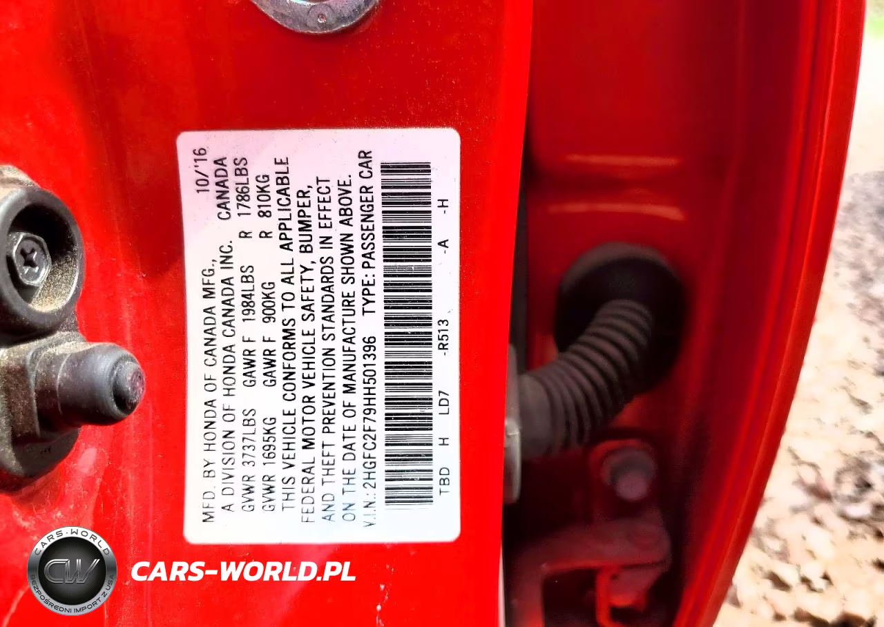 2017 Honda Civic Ex VIN:2HGFC2F79HH501396 - 12