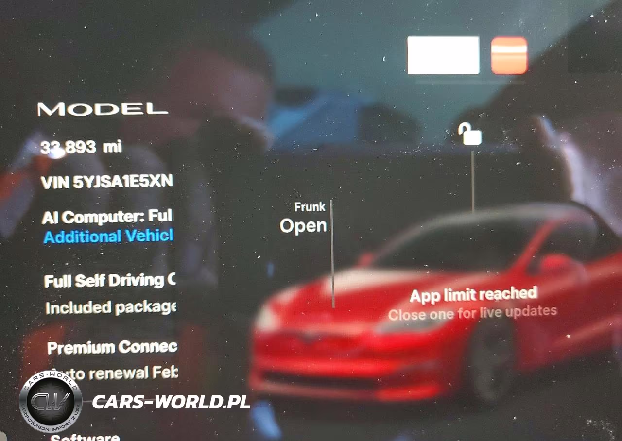 2022 Tesla Model S VIN:5YJSA1E5XNF464616 - 9