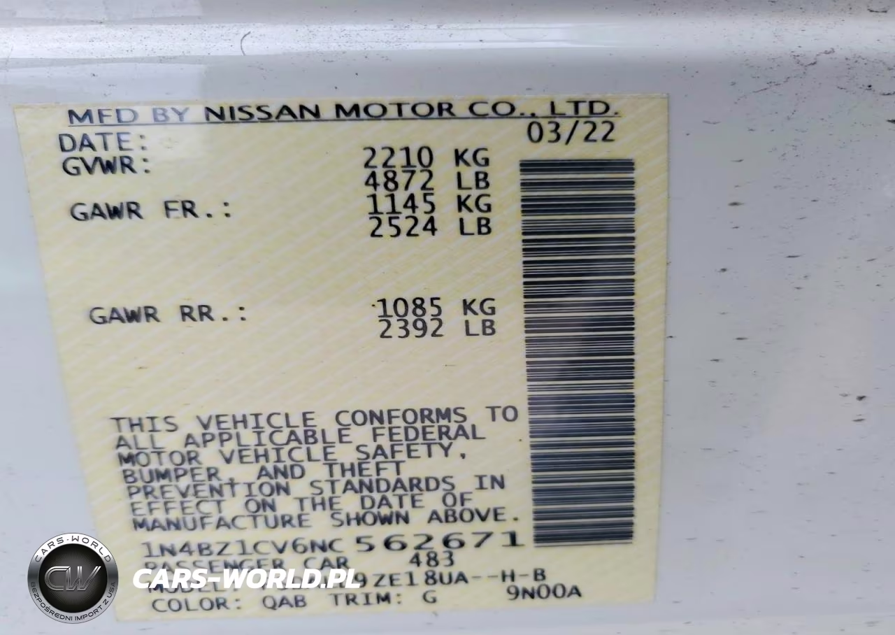 2022 Nissan Leaf Sv Plus VIN:1N4BZ1CV6NC562671 - 12