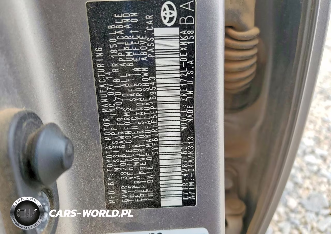 2014 Toyota Corolla Le VIN:5YFBURHE5EP169543 - 12