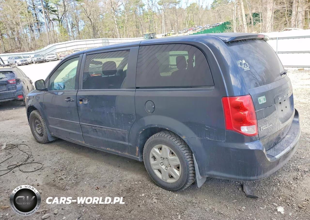 2012 Dodge Grand Caravan Se VIN:2C4RDGBG6CR203628 - 2