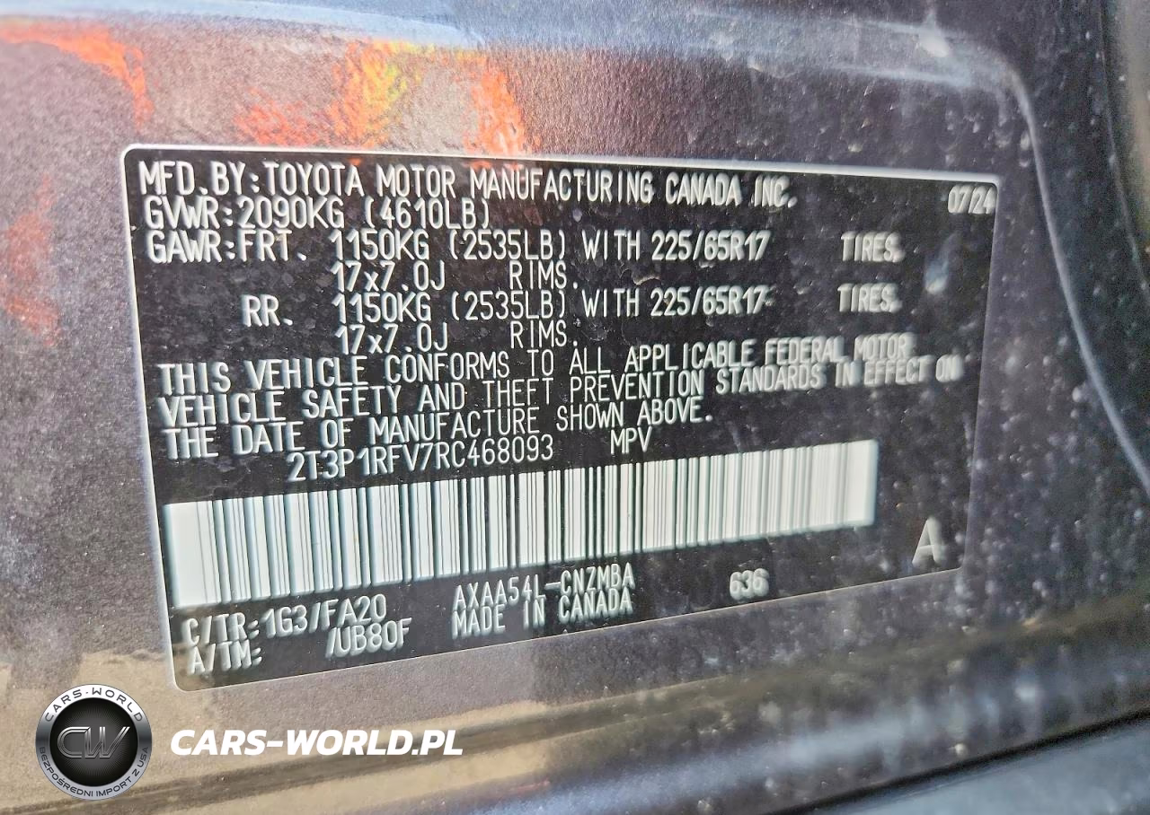 2024 Toyota Rav4 Xle VIN:2T3P1RFV7RC468093 - 13