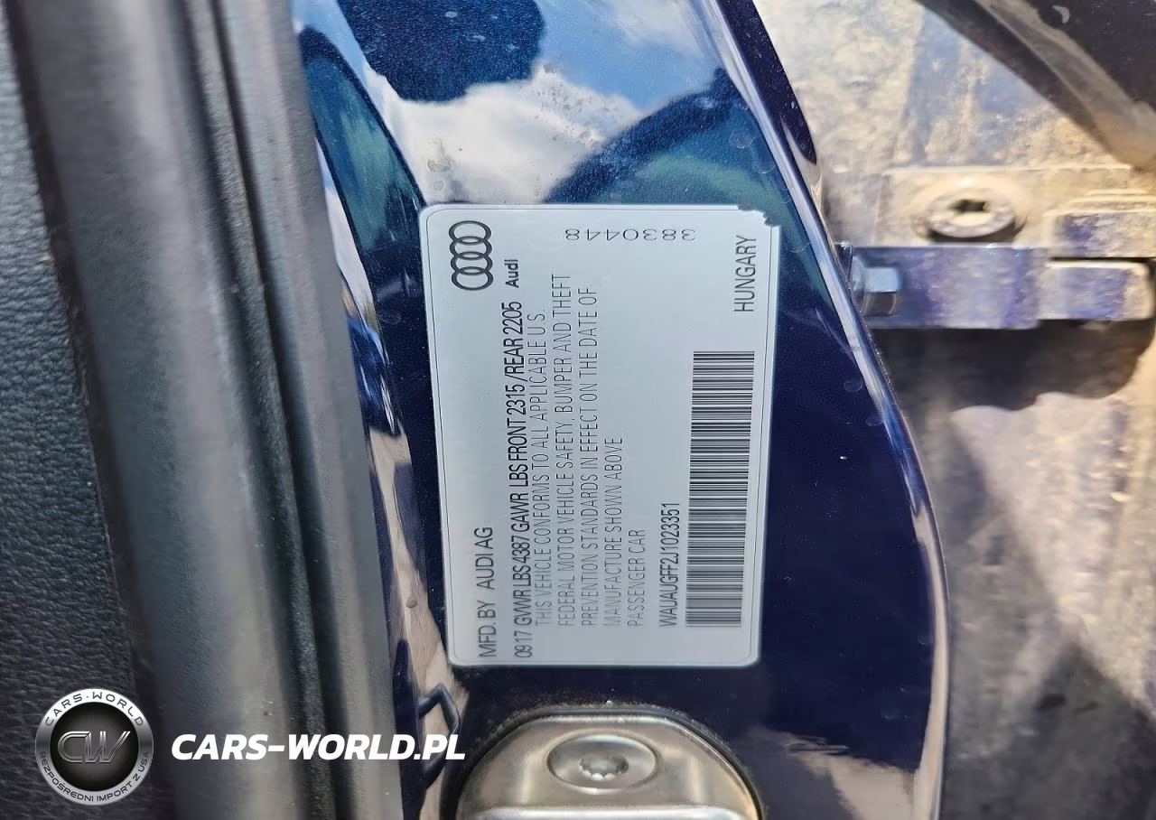 2018 Audi A3 Premium VIN:WAUAUGFF2J1023351 - 12