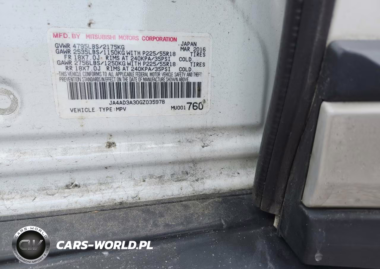 2016 Mitsubishi Outlander Es VIN:JA4AD3A30GZ035978 - 13