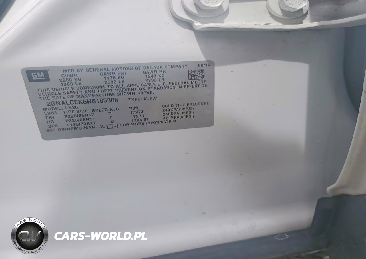 2017 Chevrolet Equinox Lt VIN:2GNALCEK6H6165388 - 13