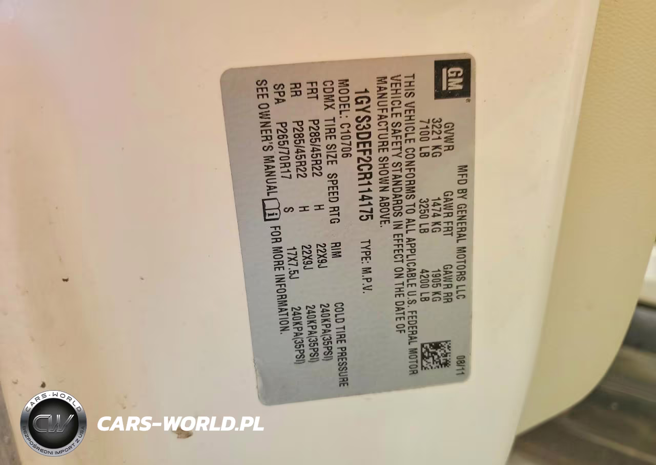 2012 Cadillac Escalade Platinum VIN:1GYS3DEF2CR114175 - 13