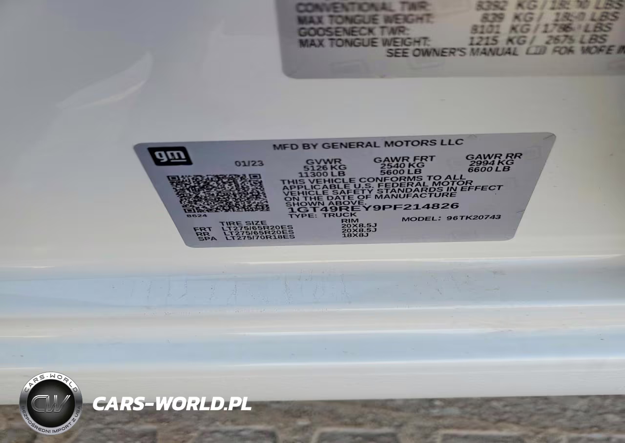 2023 GMC Sierra K2500 Denali VIN:1GT49REY9PF214826 - 12