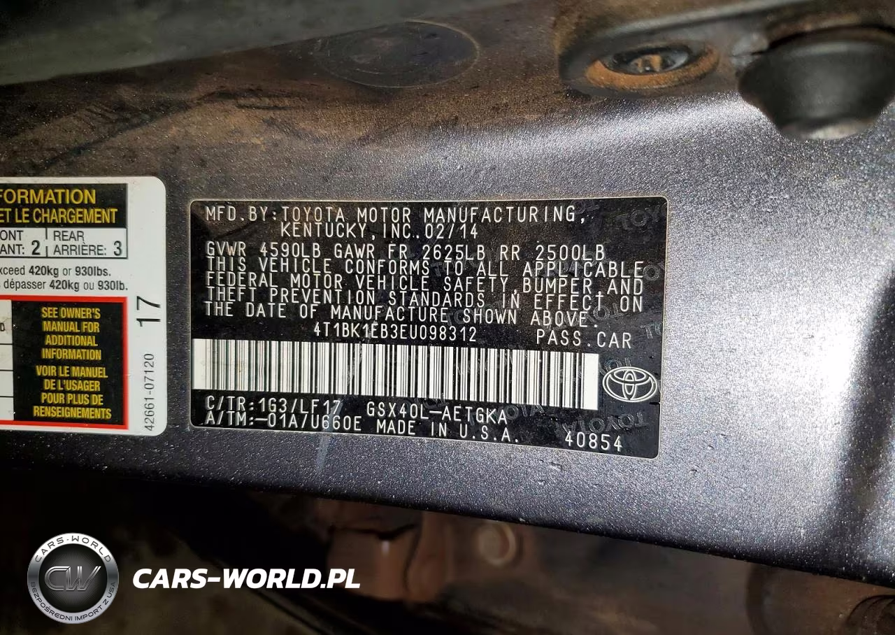 2014 Toyota Avalon Xle Premium VIN:4T1BK1EB3EU098312 - 13
